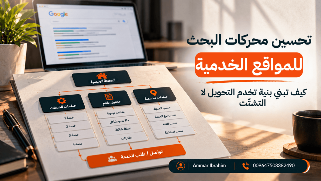 تحسين محركات البحث للمواقع الخدمية